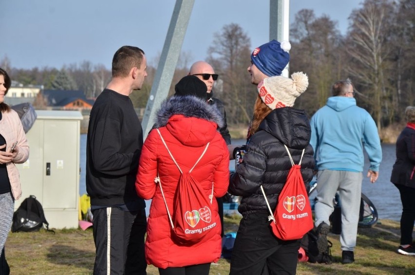 Podczas 28. Finału WOŚP w Pionkach na scenie Miejskiego...