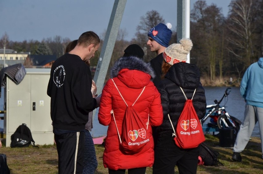 Podczas 28. Finału WOŚP w Pionkach na scenie Miejskiego...