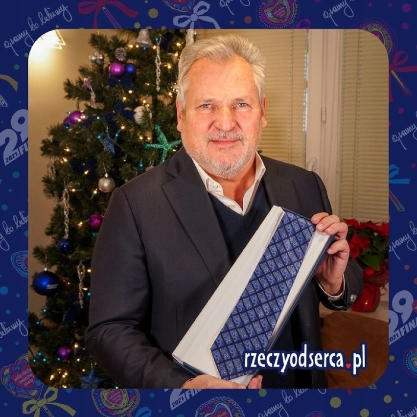 Krawat, który Aleksander Kwaśniewski nosił jako prezydent