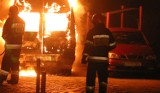 W nocy palił się samochód na ul. Grunwaldzkiej w Bydgoszczy