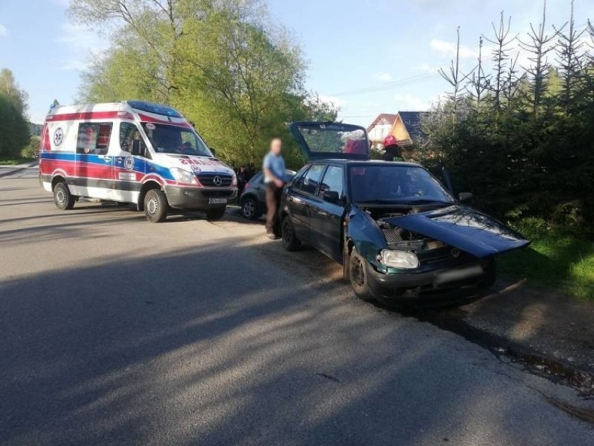 Wypadek w Tyliczu. Jedna osoba zabrana do szpitala