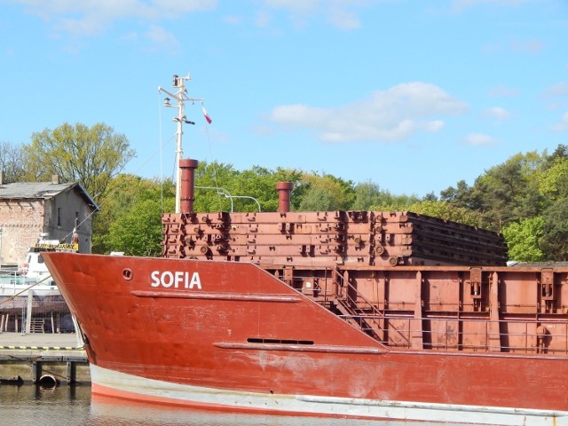 Cargo Sofia spędziła pracowity dzień w usteckim porcie