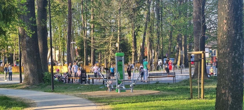 Park Strzelecki przyciąga tłumy sądeczan