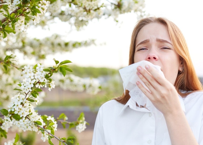 Zasada reakcji alergicznej na różne alergeny, takie jak...