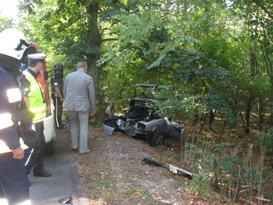 Wypadek w Wilkowyi: Śmiertelne uderzenie w drzewo