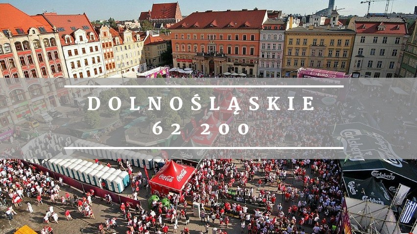 DOLNOŚLĄSKIE - 62,2 tys osób