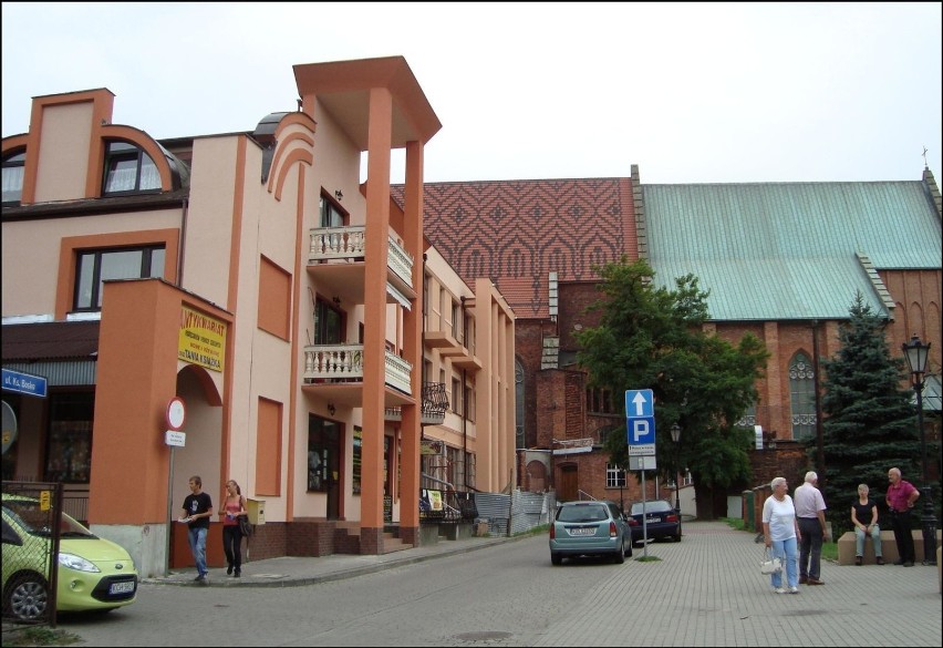 Ulica św. Jana Bosko, przylegająca do zespołu klasztornego...