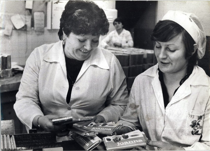 Świebodzice kwiecień 1985 roku. Fabryka Czekolady Śnieżka w...