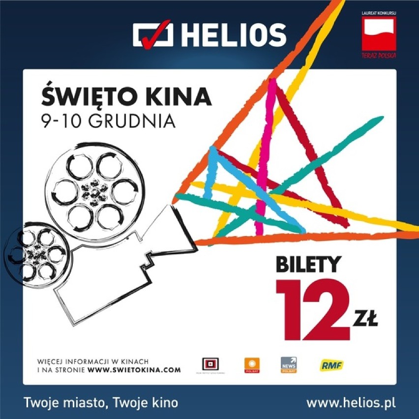 „Święto Kina” już 9 i 10 grudnia! Kina Helios zapraszają na...