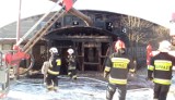 Pożar hali w okolicy ul. Tartacznej w Wejherowie. Nikomu nic się nie stało |ZDJĘCIA