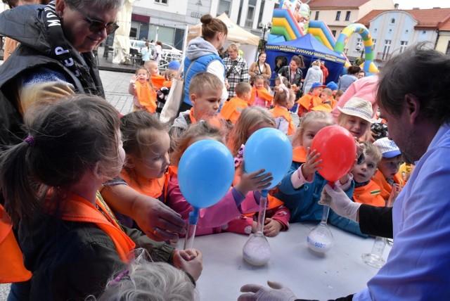 Podczas Eko Festynu na inowrocławskim Rynku na przybyłych czekało sporo atrakcji