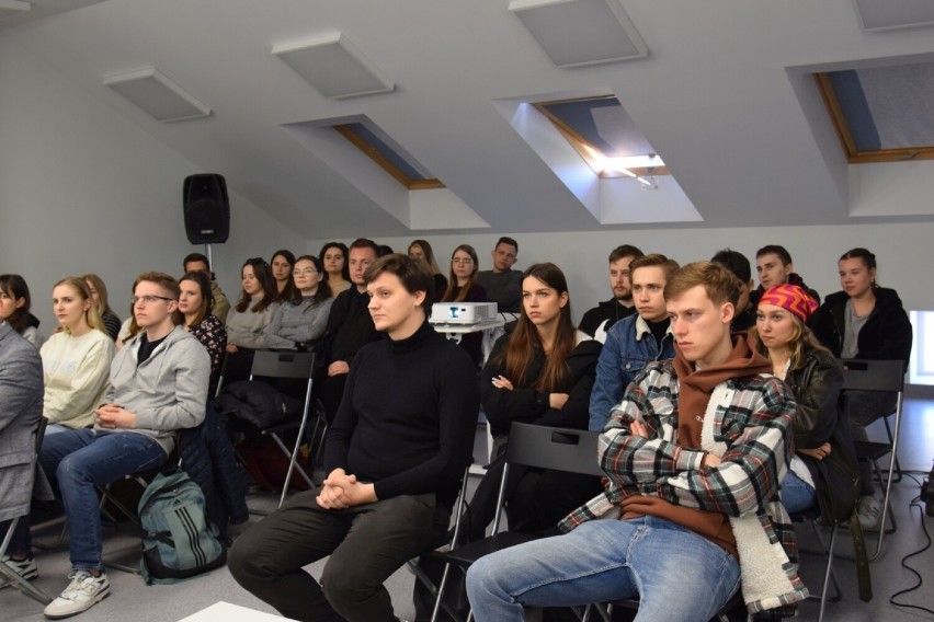 Grupa studentów Uniwersytetu Łódzkiego wizytowała Zduńską...