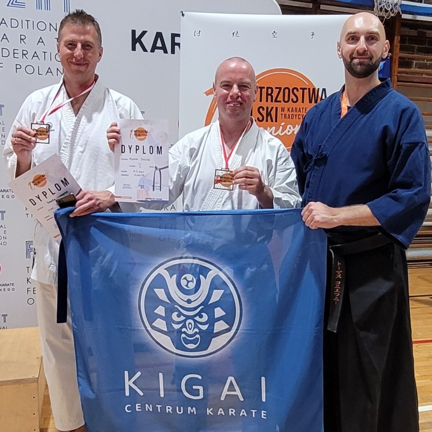 Złoto i brąz Mistrzostw Polski Senior+ karateków KIGAI!