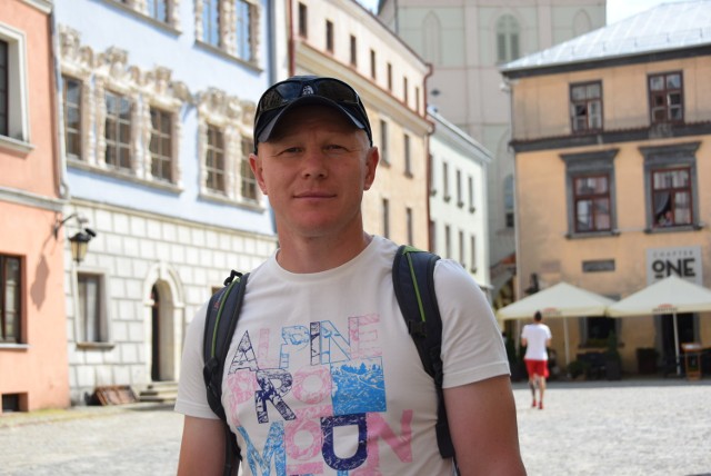 Piotr Lichota przyjechał do Lublina z Międzyrzeca. Turysta odwiedzał nasze miasto przy okazji wizyty u rodziny, mieszkającej w Radomiu. Jego marzeniem było zwiedzenie lubelskich podziemi