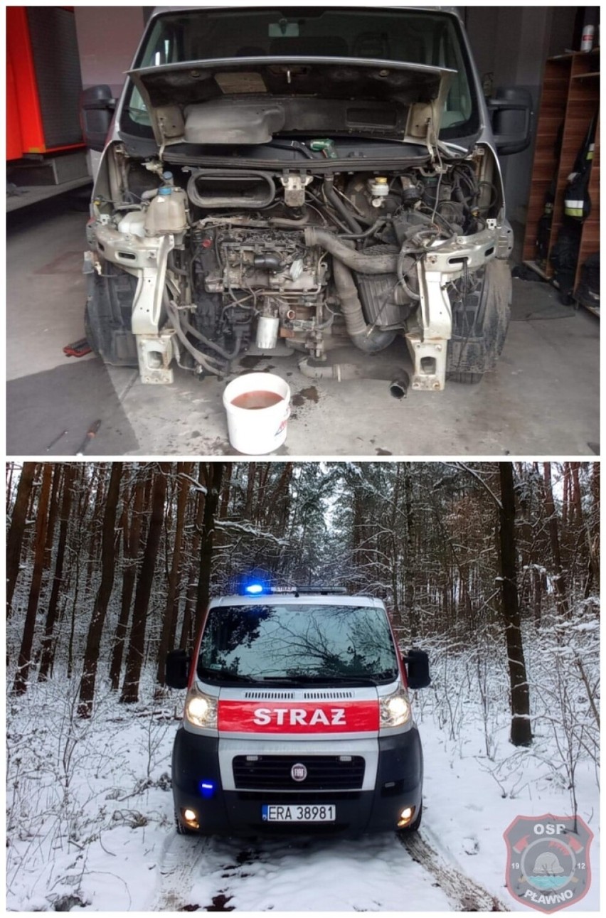 Gmina Gidle. Strażacy z OSP Pławno mają "nowy" samochód... zrobili go sami, a właściwie złożyli z dwóch innych. ZDJĘCIA