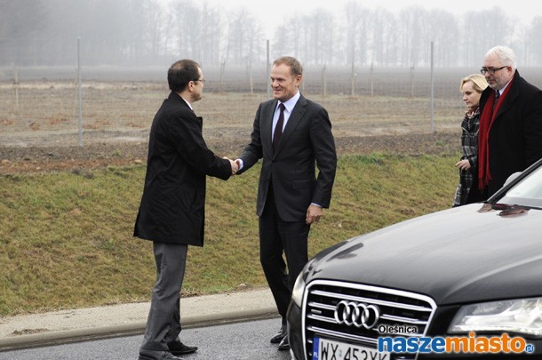 Premier Tusk wizytował trasę S8 (ZDJĘCIA)