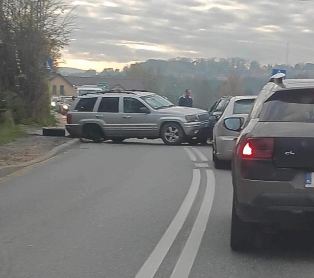 Wypadek w Januszowicach w gminie Zielonki