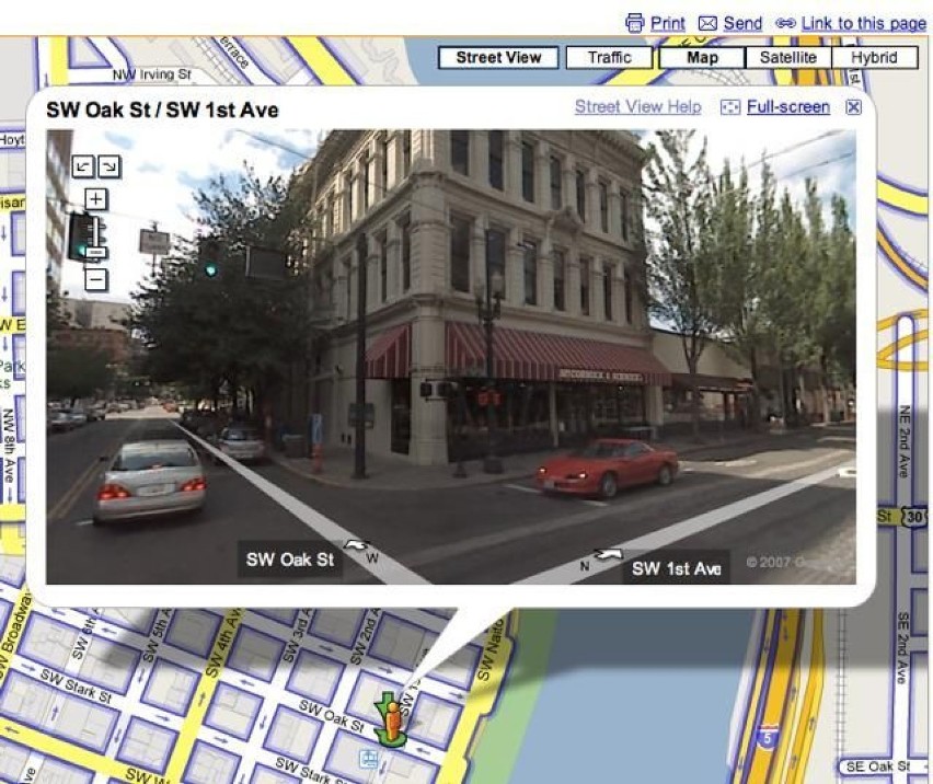 Aplikacja Google Street View