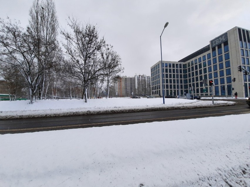 Zima w Katowicach 13 stycznia 2021 roku