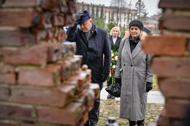 Częstochowa. Upamiętnili Leona Silbersteina - członka żydowskiego ruchu oporu