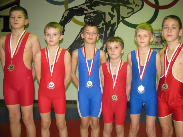 Na zdj. od lewej: H. Rudnik, P. Głodowski, F. Petrończak, P. Głodowski, J. Kazimierczak i M. Kapiszka