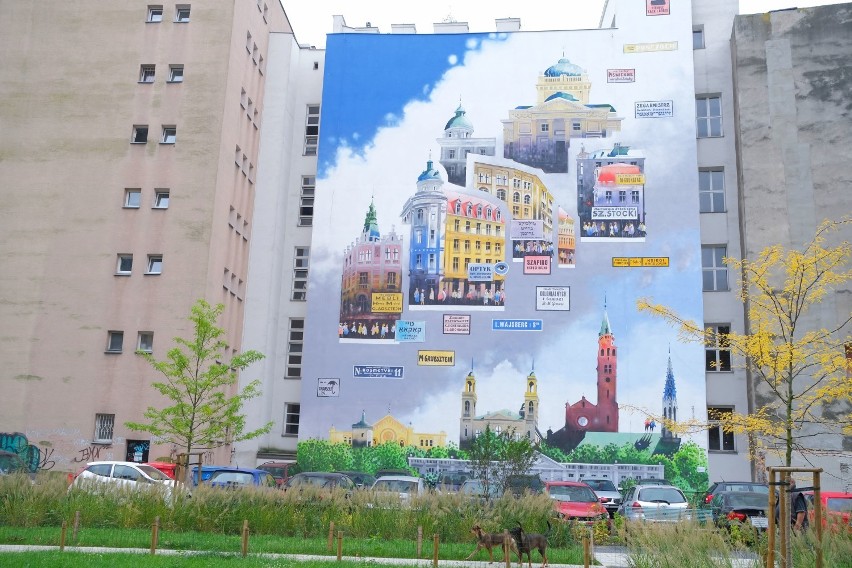 Nowy mural w Śródmieściu. Na Próżnej powstało malowidło nawiązujące do czasów przedwojennej Warszawy