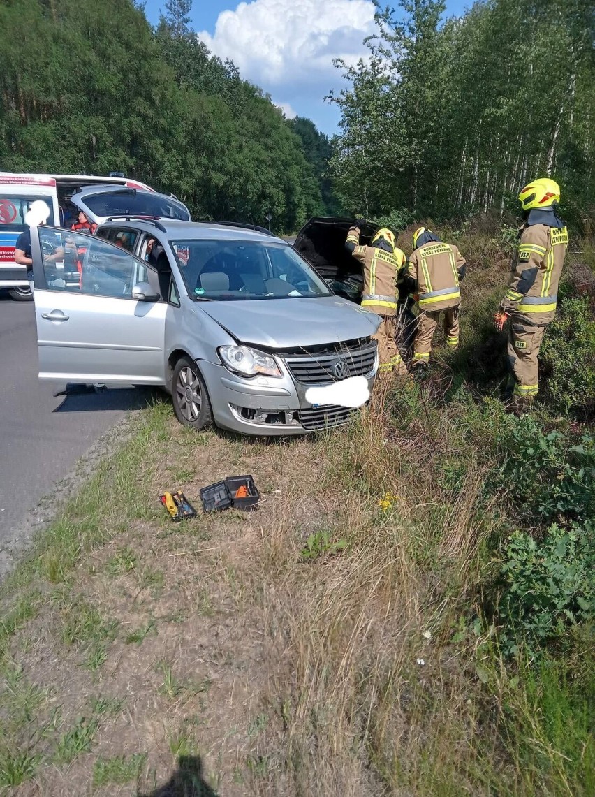 Do wypadku doszło na odcinku drogi między Lubieszowem a...