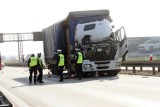 Autostrada A4, wypadek na wysokości Legnicy [ZDJĘCIA]