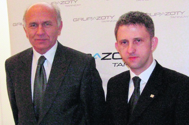 Jerzy Marciniak (z lewej) jest od wczoraj także prezesem Kędzierzyna. Andrzej Skolmowski pokieruje radą nadzorczą firmy