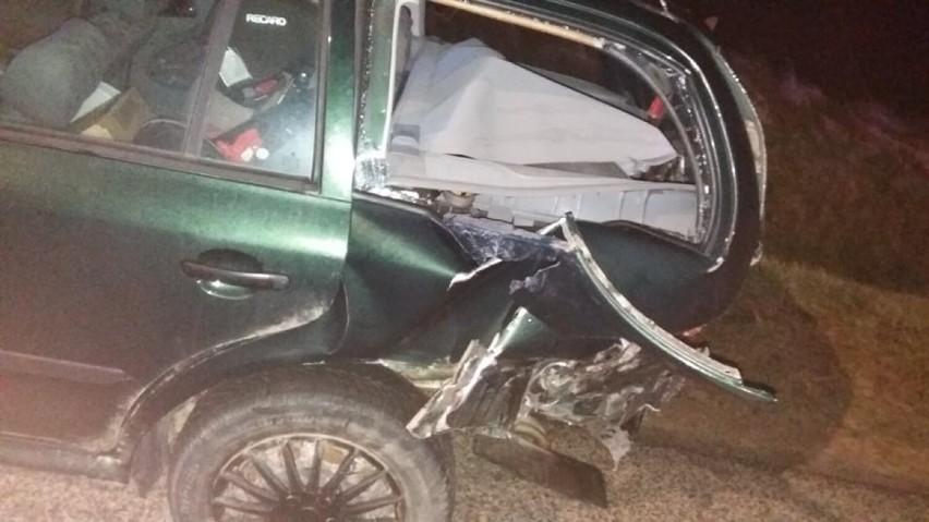 Wypadek w Pucku na ul. Wejherowskiej. 19-latek w Audi staranował Skodę. Nie miał prawka i ponad promil alkoholu. Kary mogą być surowe | FOTO