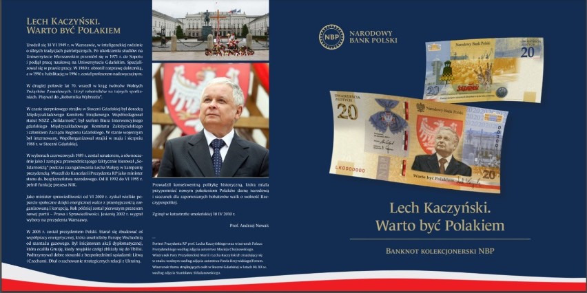 Banknot z wizerunkiem Lecha Kaczyńskiego pojawi się w obiegu...