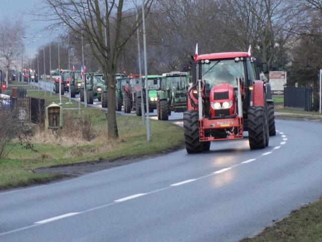 Rolnicy z powiatu wolsztyńskiego wyjechali na ulicę
