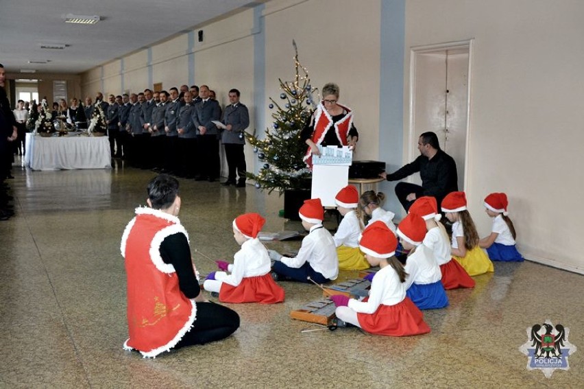 Spotkanie wigilijne w Komendzie Miejskiej Policji w...