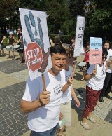 Żurawlów pojechał protestować do Lublina (ZDJĘCIA, WIDEO)