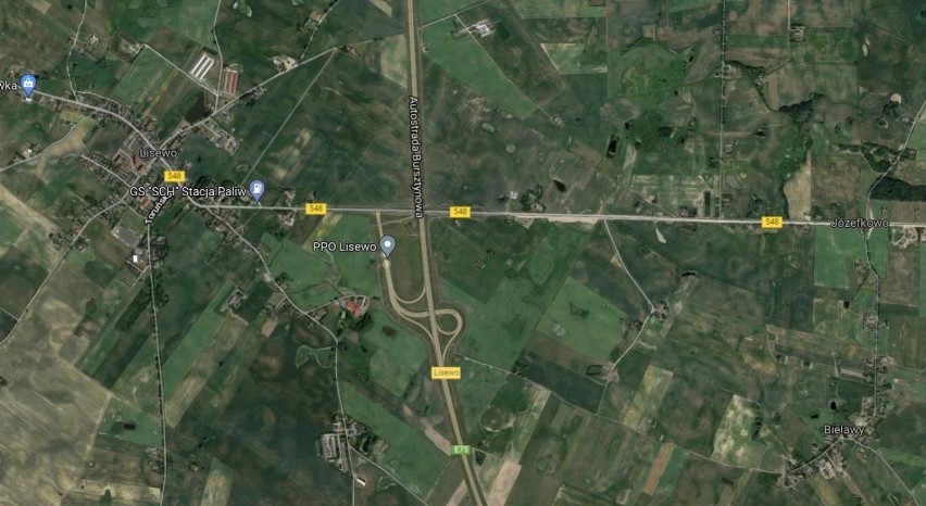 Na węźle Lisewo autostrady A1 doszło do wypadku. Jedna osoba...