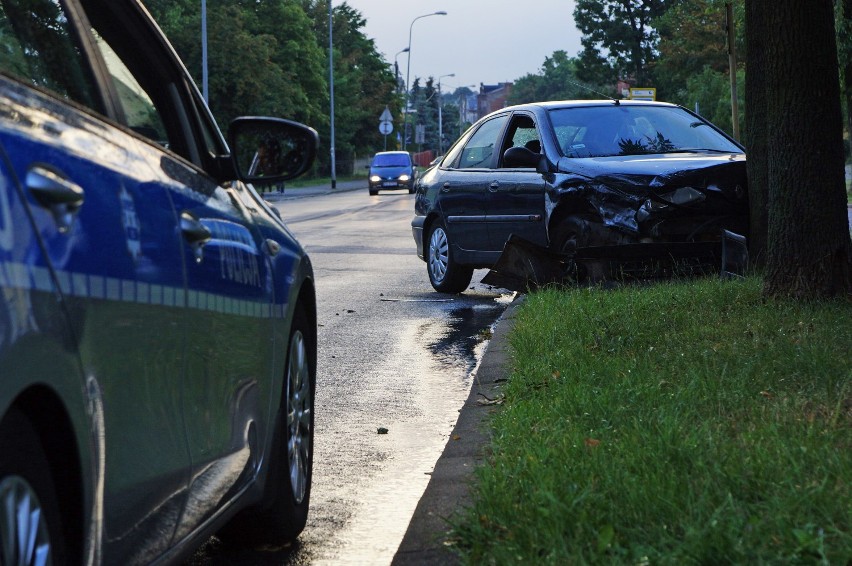 Pijany kierowca spowodował kolizję na ulicy Widok w Kaliszu
