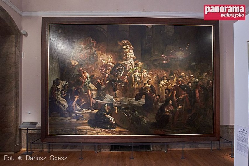 „Alaryk w Rzymie” obraz autorstwa Wilhelma von Lindenschmita...