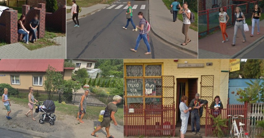 Mieszkańcy gminy Wierzchlas w 2012 roku. Najlepsze ujęcia Google Street View 