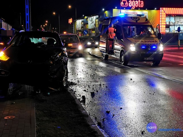 Wypadek na ulicy Kapitulnej we Włocławku