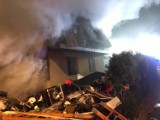 Pożar w Niepołomicach. Płonęły dom i składowisko odpadów 