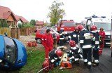 Wypadek w Słupcy. Zderzyły się dwa samochody