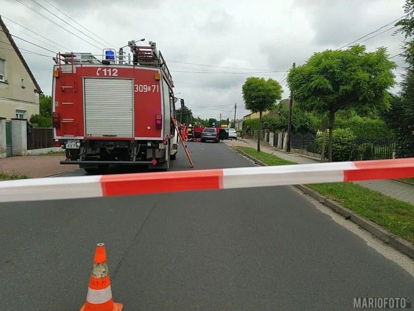 Wypadek w Popielowie. 45-letniego motorowerzystę śmigłowiec LPR w stanie krytycznym zabrał do szpitala