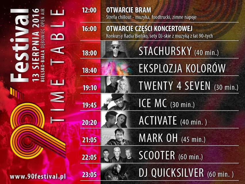 90'Festival w Bielsku-Białej [13.VIII. 2016]. Wygraj bilety [KONKURS, PROGRAM]