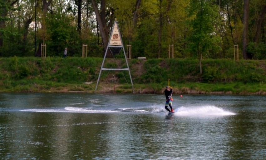 Wyciąg wakeboardowy w Sosnowcu działa już trzy lata