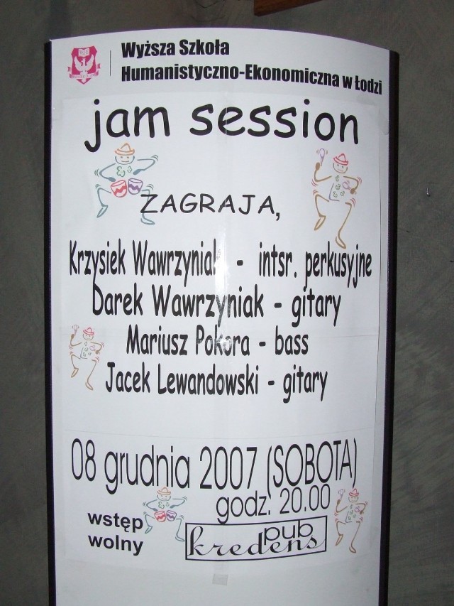 Plakat reklamujący imprezę. Fot. Piotr Andrzejak