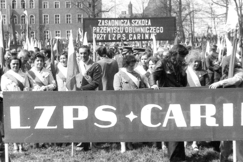Pochody 1-majowe w Gubinie w latach 50, 60 i 70-tych.
