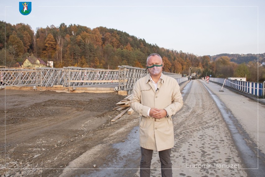 Nowy Sącz. Most tymczasowy na ul. Kamiennej będzie otwarty w przyszłym tygodniu. Koniec z uciążliwymi dojazdami [ZDJĘCIA]