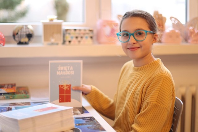 9-letnia Jagoda Chorzępa napisała książkę "Święta Małgosi"