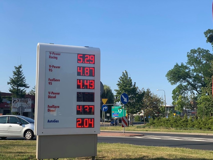 Ceny paliw, Września