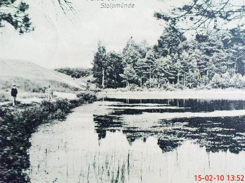 Jezioro Czarne i Seekenmoor na mapie z 1836